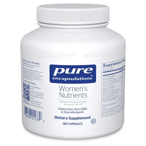 women's nutrients pure encapsulations